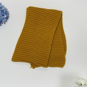 Mustard yellow long scarf